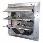 Dayton 484x37 Shutter Mount Exhaust Fan 10 inch Variable Speed 600 CFM Size 10 in