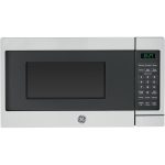 GE - 0.7 Cu. ft. Compact Microwave - Stainless Steel