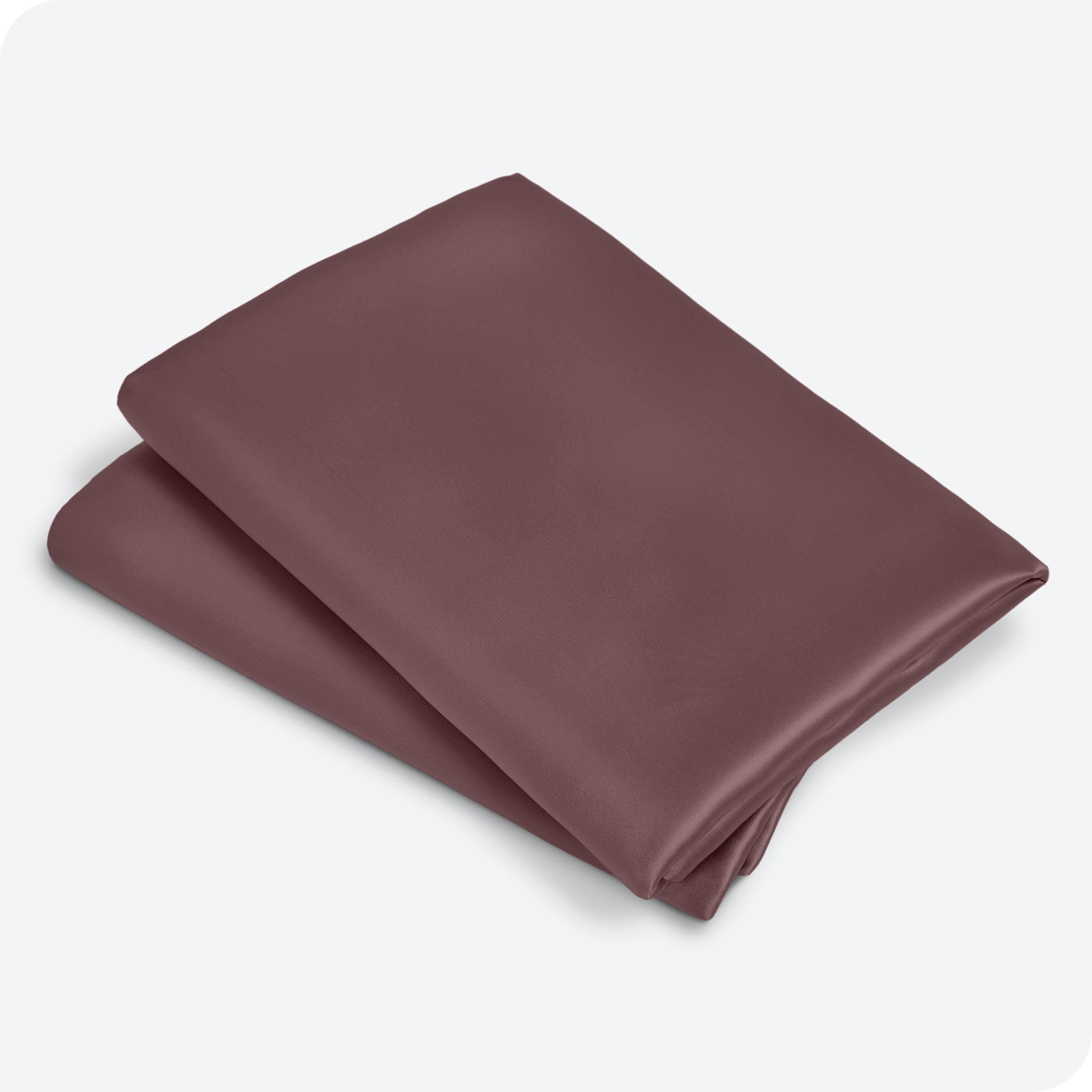 d434420a7156b105c63dc1ec7d541bfd181933a39d13a71dd6778166c7dce036.jpg Bare Home | Satin Pillowcase Set Standard / Rose Taupe - Image 1