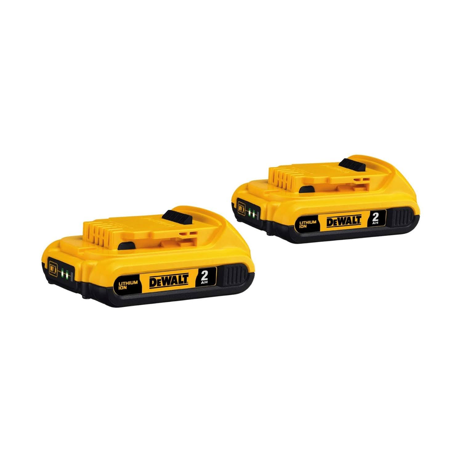 d438a8ad229f9d34f07b1285afcea5d6c1c6abecd41656648eab68d0e4a1ae8d.jpg DeWalt 20V Max Battery, Compact 2.0Ah Double Pack (dcb203-2) - Image 1