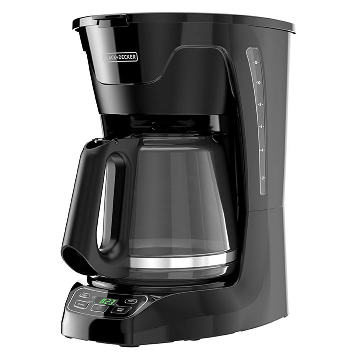 d43a9f9364cb0373b1e6e544fb4a3d147cdc8031c0b6bc8d15aa00e99a6cda52.jpg Black+decker 12 Cup Programmable Coffee Maker - Black - Cm1110b - Image 1