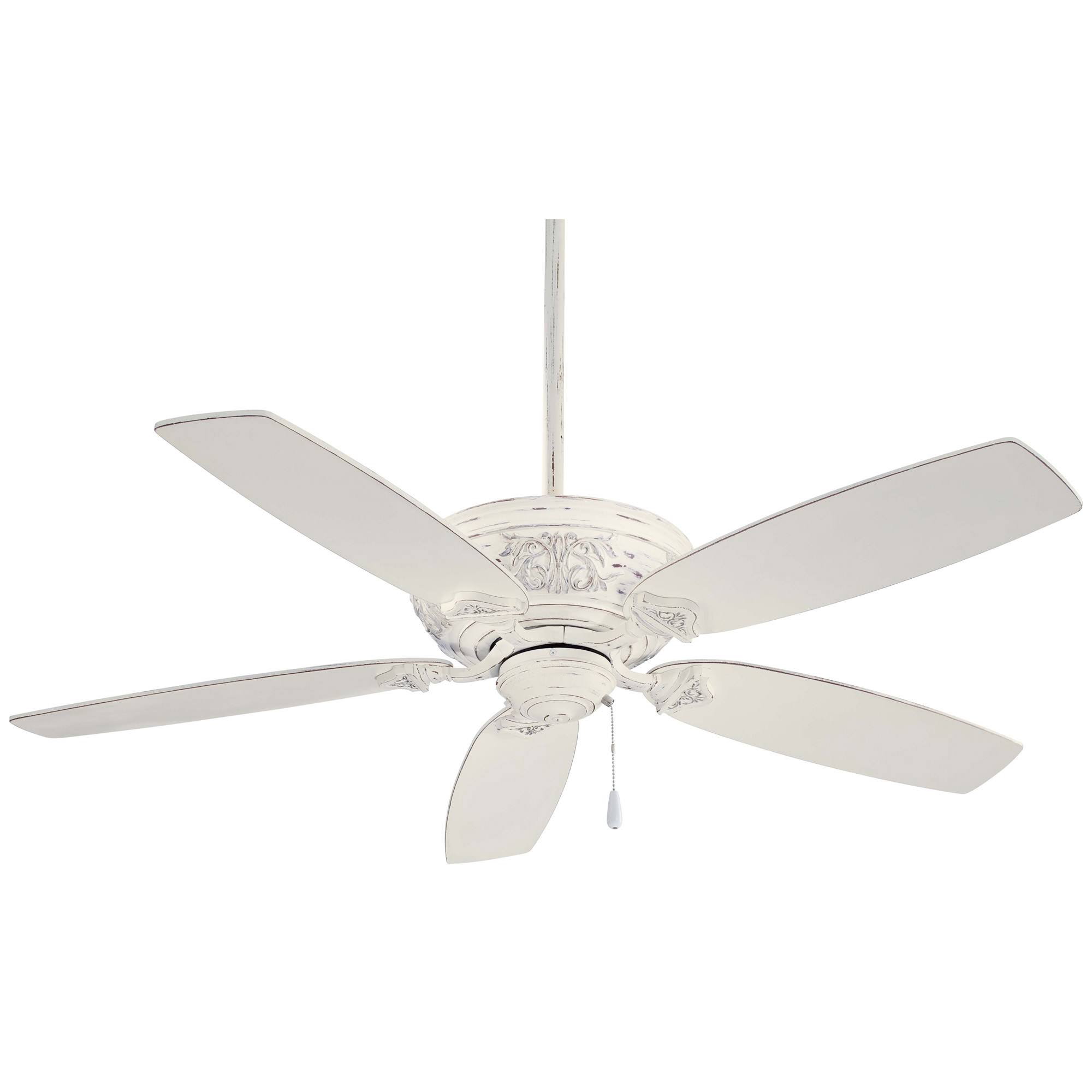 d45debf809d5ab971a8e5b0e515f79f89c6ea3d6abde26cf735aa4edeaf9d83a.jpg MinkaAire Classica 54" Ceiling Fan - Provencal Blanc - Provencal Blanc Blades - Image 1