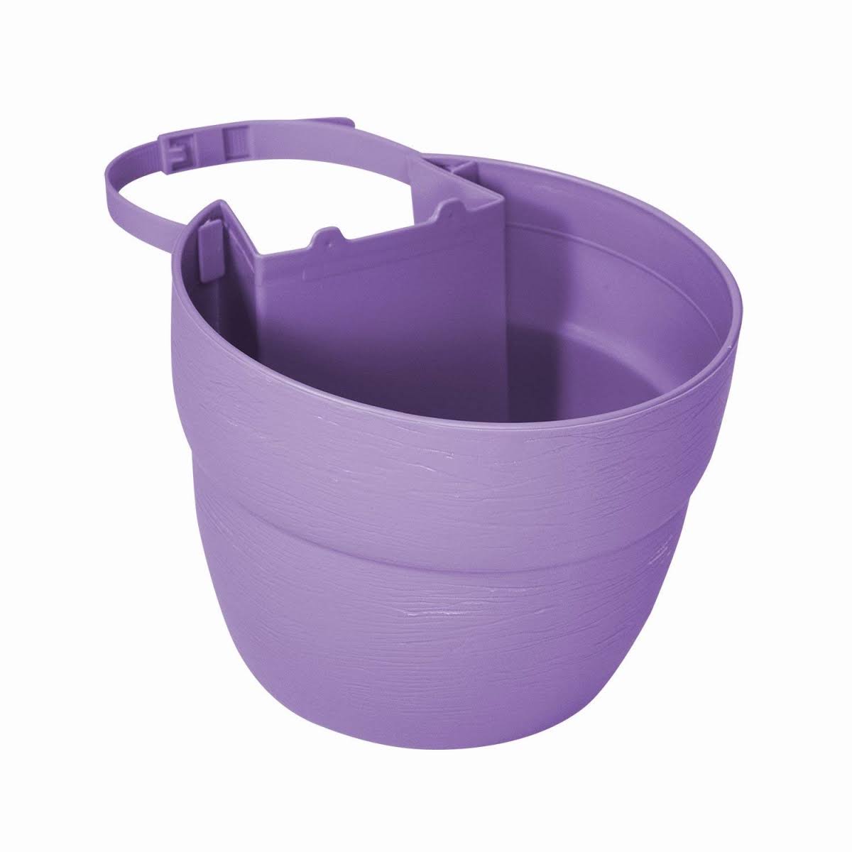 d465023178f54b3d82042036e68a71f076a5024a415040c700e0bb53872069f0.jpg Bloomers 2462-1 Post Planter Both Permanent and Temporary Installation Options Garden in Untraditional Spaces - Orchid Purple - Image 1