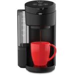 Instant Solo Café 2 - in - 1 Single Serve Coffee Maker for K - Cup Pods and Ground Coffee, Black