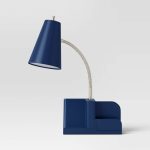 Organizer Task Lamp Navy Blue (Includes LED Light Bulb) - Room Essentials