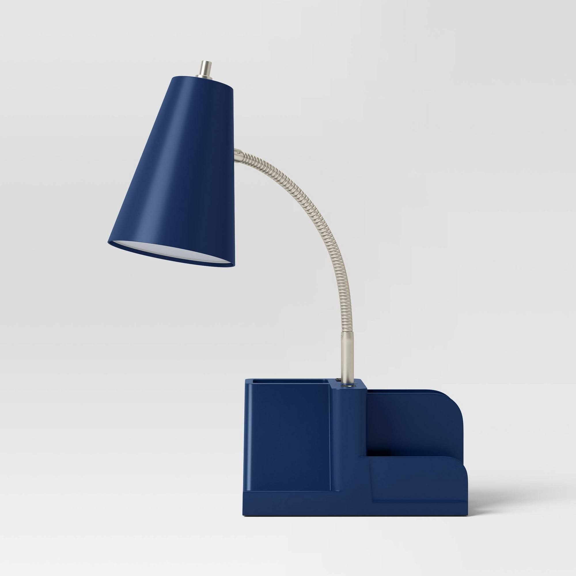 d47ae377500ade4d1fb80b36de3027c0e54694a34cc279865458cf97a9f0b53c.jpg Organizer Task Lamp Navy Blue (Includes LED Light Bulb) - Room Essentials - Image 1