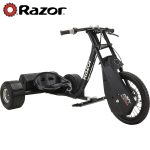 Razor DXT Electric Drift Trike - Black. 36V Powered Ride - on with Adjustable Seat and Variable Speed