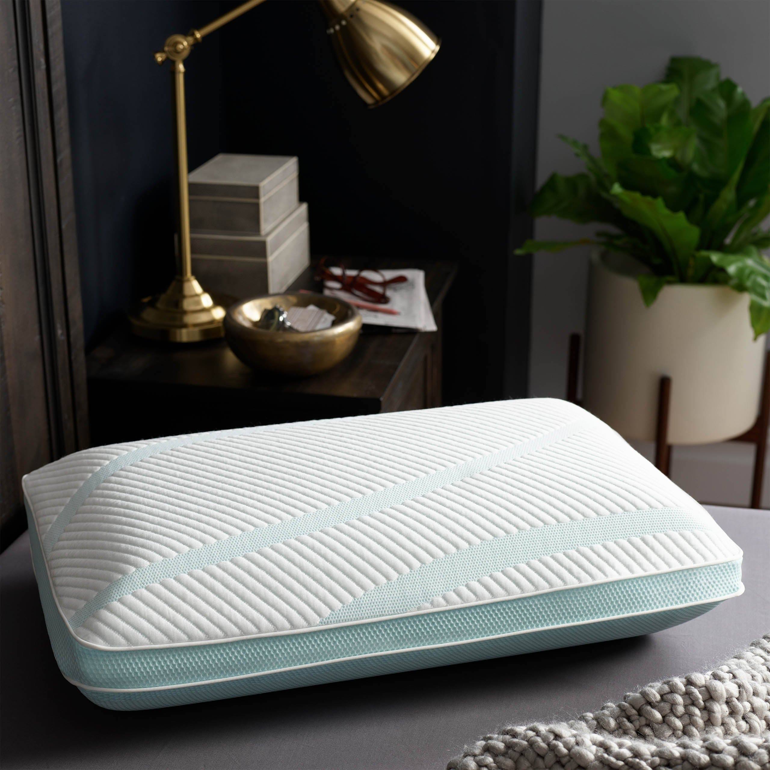 d4a425d80ab66b1fb5f568d7df2a1eb007d576c1313a20b77ccee447d1c1b70e.jpg Tempur-Pedic Adapt - ProHi + Cooling Pillow - King - Image 1