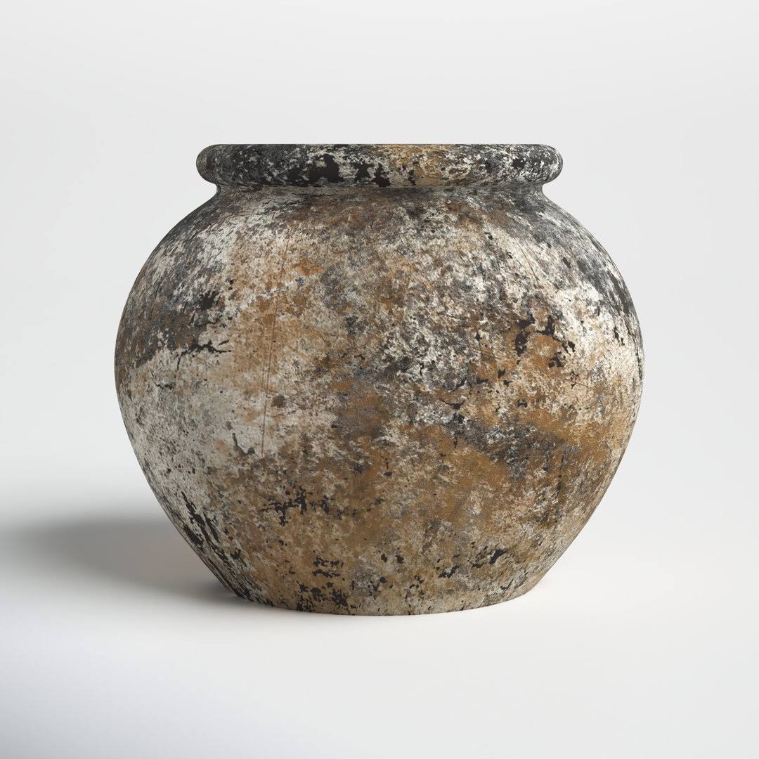 d4ac39b00ad090c2f9285bf3eece367f2cb8f99f730dd09a07ce243d41e6afbc.jpg Zera Terracotta Table Vase Size: 9.84" H x 11.81" W x 11.81" D - Image 1