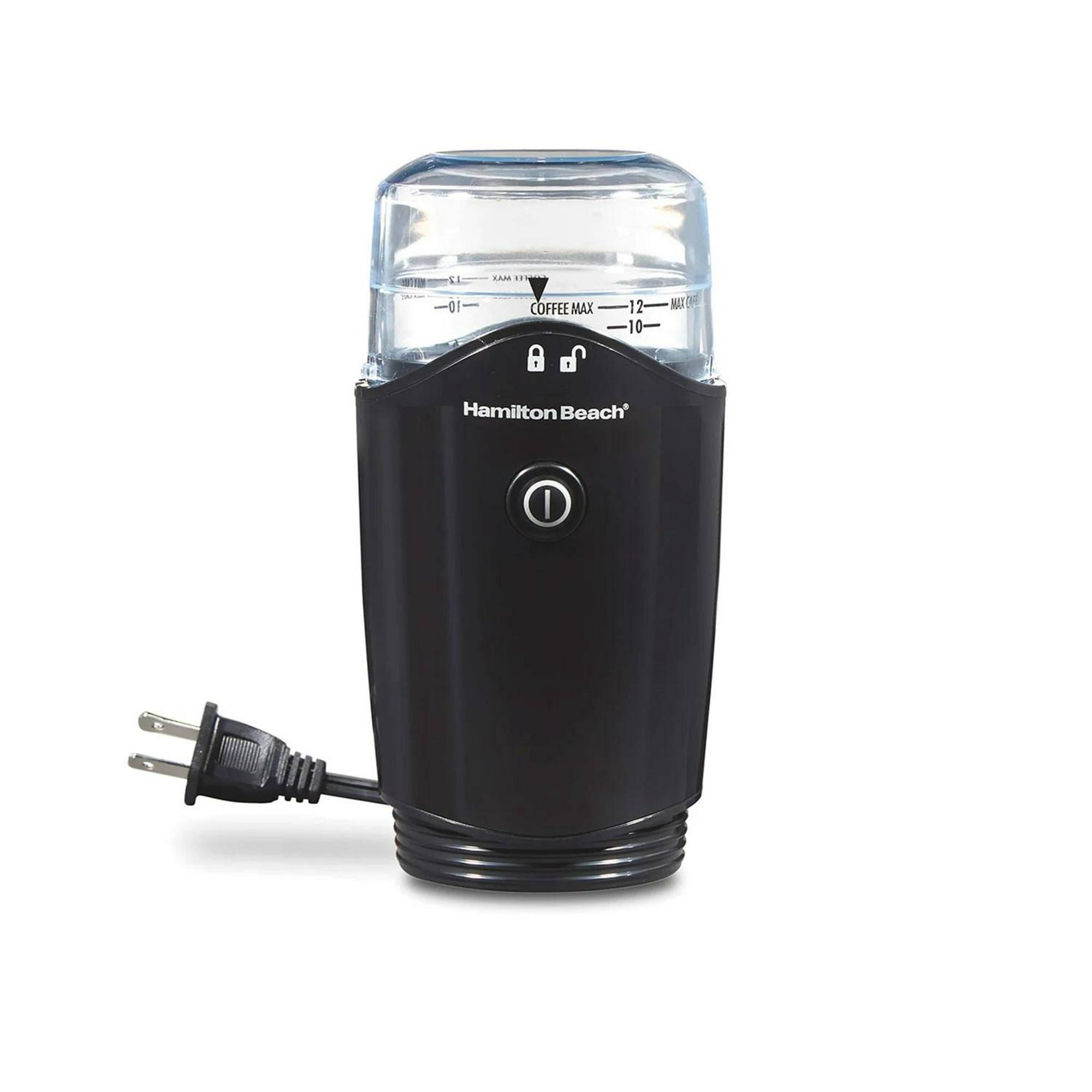 d4afd1e87fd4d3ee5c2eecb19877456f5cb284d8b373d8a1858f3681bb8181a7.jpg Hamilton Beach Coffee Grinder Black - 80410 - Image 1