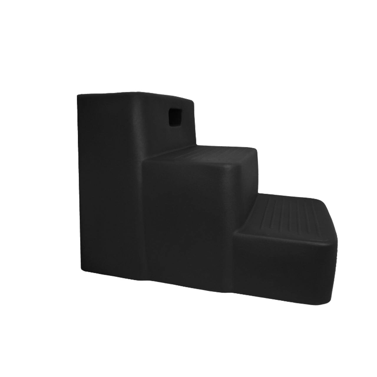 d4faa7d4d1ffb34eab6e8e6ed8ef2c081d71c186b31003c1920e86e12cf7b9ba.jpg Horsemens Pride 3 Step Mounting Block Black - Image 1
