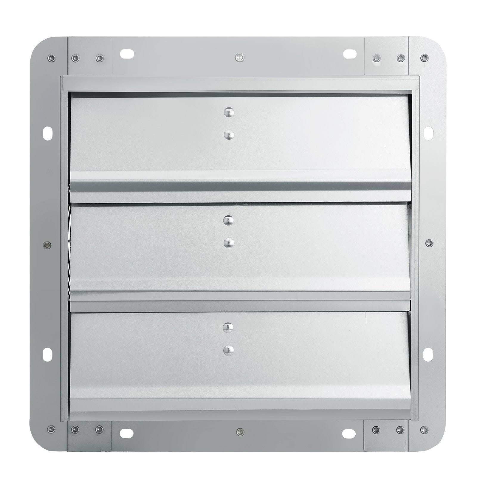 d4fdf552f8123ff2b3ff6601829106f9362ff68499b8c6b26a64e36c3d06770b.jpg VEVOR 10'' Shutter Exhaust Fan, High-Speed 820 CFM, Aluminum Wall Mount Attic Fan with AC-motor, Ventilation and Cooling for Gr - Image 1