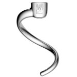 Qap Quality Art Practical Stainless Steel Spiral Dough Hook Replacement for KitchenAid 4.5qt & 5qt Bowl Tilt-Head Stand Mixers, Rustproof & Easy Clean