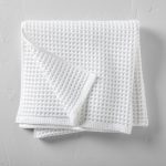 Waffle Bath Towel White - Casaluna