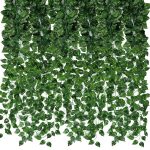 CEWOR 24 Pack 173ft Artificial Ivy Greenery Garland, Fake Vines Hanging Plants
