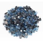 American Fire Glass AFF-MBRF12-10 Maui Breeze Reflective 1/2" Fire Glass - 10 lb Bag