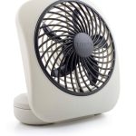 O2 Cool 5" Battery Operated Portable Fan - Grey