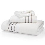 Hotel Collection Ultimate Borderline 30" x 56" Bath Towel, Created for Macy's - Grey