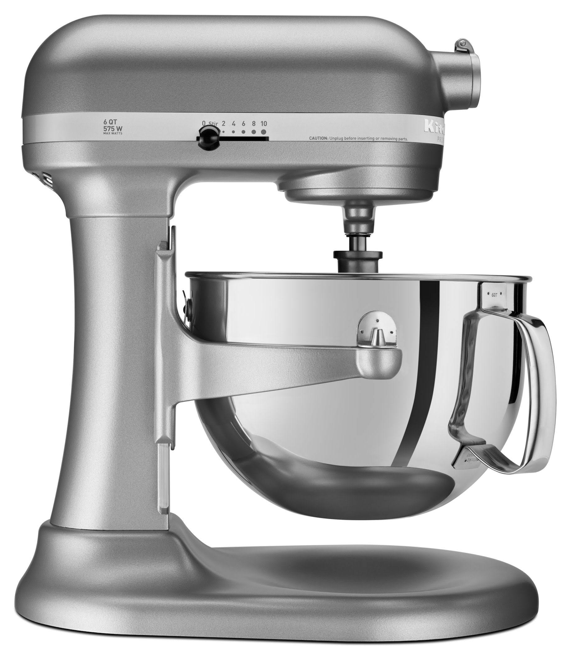 d595f4449c1dcc49c096daa38de53bb38091a25e6a8fb2b41f8dfeabd7578998.jpg KitchenAid Professional 600 Series 6qt Bowl-Lift Stand Mixer, Silver - Image 1