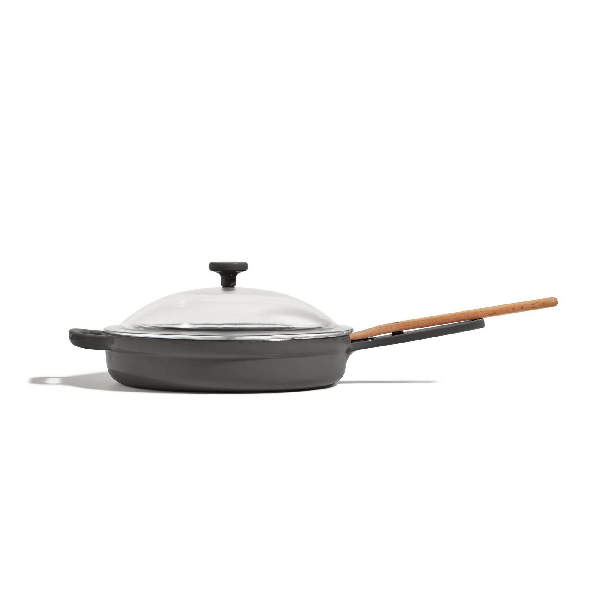 d5a119f366d68250d46d8082ea984f9741aa0b1626e77974eedb6e0616915aa8.jpg Our Place Cast Iron Always Pan Set in Char at Nordstrom - Image 1