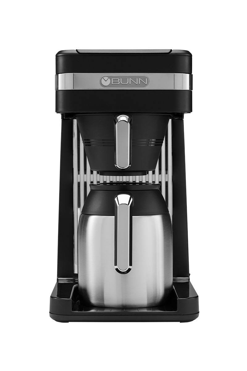 d5ba0ccb4435a8a4f32b4f0e7d903ad2f737182da9f0a5c6a122ab8a318a8b4a.jpg Bunn 55200 Csb3t Speed Brew Platinum Thermal Coffee Maker Stainless Steel, 10-Cup, Black - Image 1
