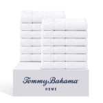 Tommy Bahama Island Retreat 12-Piece White Cotton Wash Towel Set