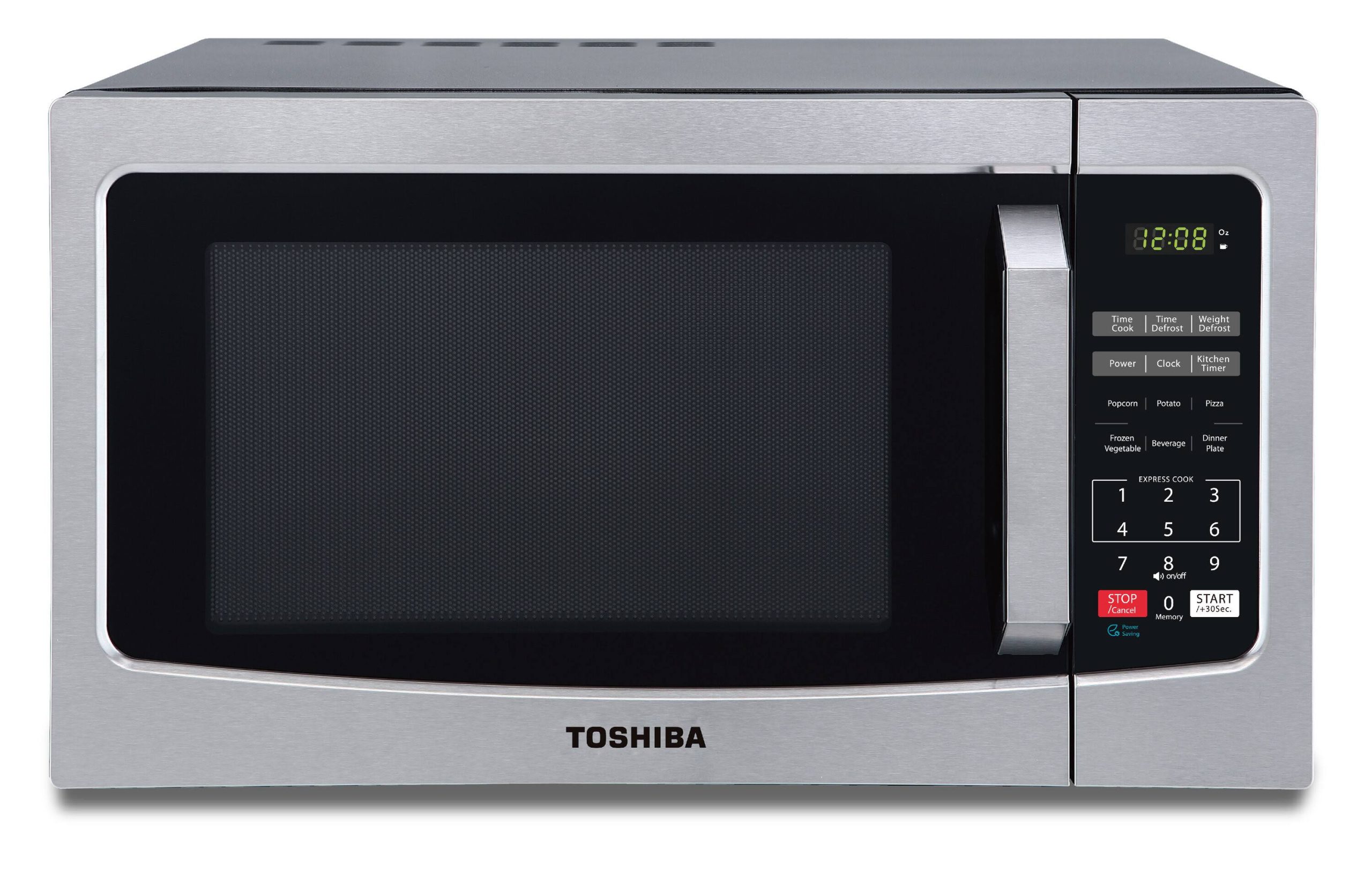d60cd1358adad59417e3a7ea3eb091901480b77309d9f37308af6a03ab18ce3d.jpg Toshiba 1.1-cu ft 1000-Watt Countertop Microwave (Stainless Steel) - Image 1