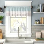 Liesel Pintuck 50" Window Valance Andover Mills Color: Aqua