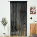 YaoYue Beaded Curtain Door String Curtains for Doorways Tassels Beads Hanging Fringe Hippie Room Divider Window Hallway Entrance