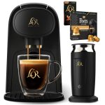 L��or Barista System Coffee and Espresso Machine with Milk Frother and 20 Capsules