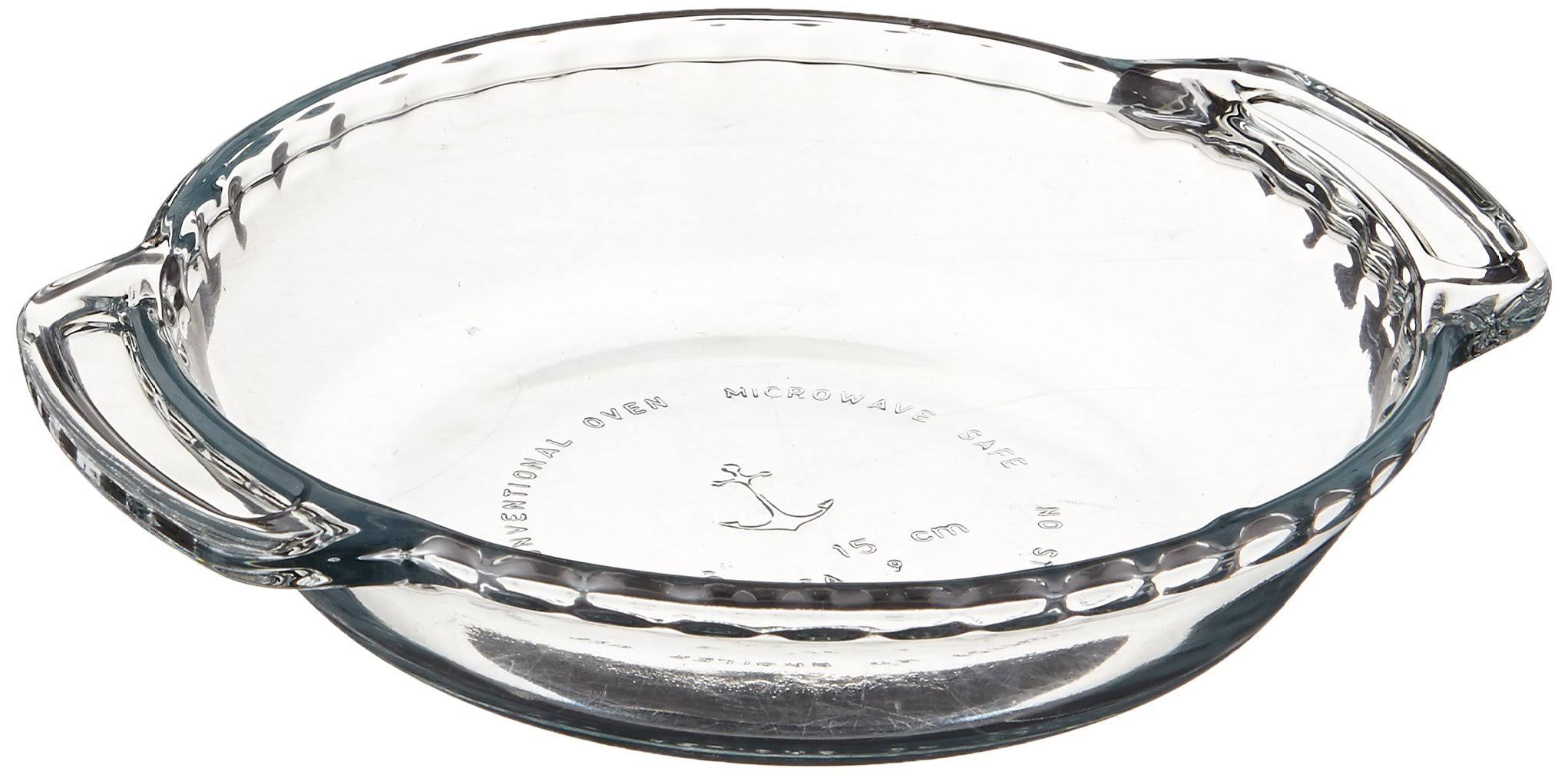 d6d72cb9ade64662f59ec9d3bfdf5528b2f4f1ca0fe785505e61a2bc643dabaf.jpg Anchor Hocking 79033 Mini Pie Plate Oven Basics, Glass, 6-Inch - Image 1