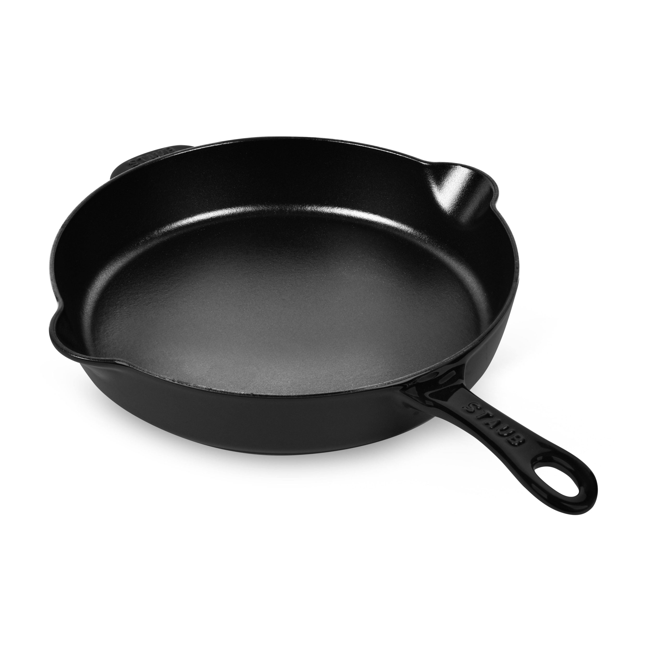 d6da97da8cb5cd8af4c0a218caa1938b3c9b36dda05df726c1d692d8b0827457.jpg Staub Cast Iron 11-Inch Traditional Skillet - Matte Black - Image 1