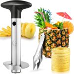 Zulay Kitchen Pineapple Corer & Slicer - Black