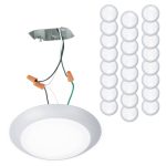 WAC Lighting-FM-306-930JB-WT-24-Disc-15W 3000K 1 LED Flush Mount (Pack