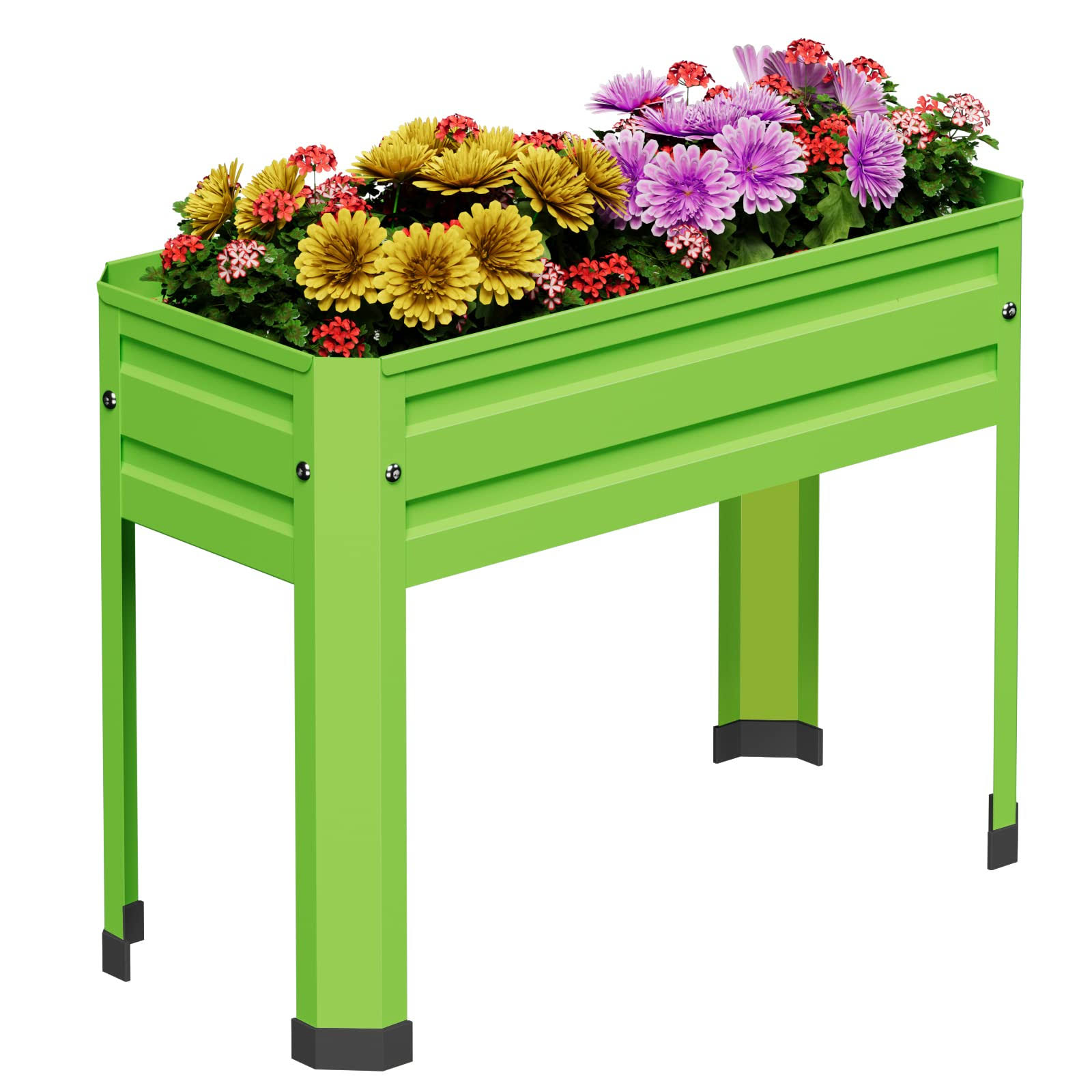 d718b60eb6236aa50253b50dbcc371ad966f5b17fb48020ecc5ae9ce58d07638.jpg PROXRACER Raised Garden Bed with Detachable Legs Elevated Metal Planter Box for Growing Fresh Herbs Vegetables Flowers Succulents&Other Plants for - Image 1