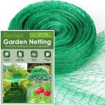 Ruolan Bird Netting for Garden Protect Vegetable Plants and Fruit Trees,Plastic Trellis Netting for Birds, Deer,Squirrels and Other Animals