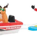 Bass Pro Shops Inflatable Wakeboarding Santa