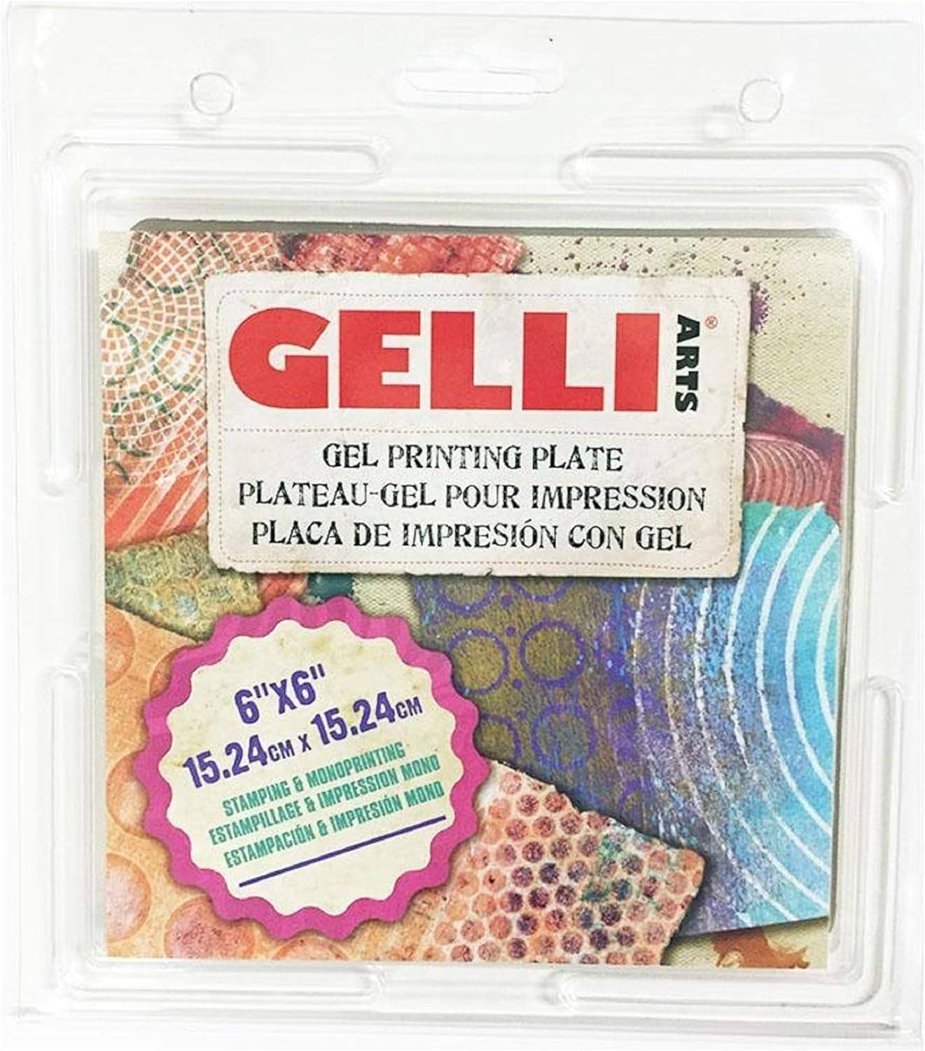 d754f24cf668f29699a64f3058dc7b99e9000edf8428ff9f72c5df0627464837.jpg Gelli Arts Printing Plate, 6�� x 6�� - Image 1