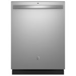 GE Top Control with Plastic Interior Dishwasher with Sanitize Cycle & Dry Boost Stainless Steel