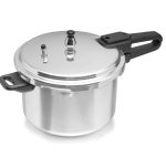 Imusa A417-80801W Stovetop Aluminum Pressure Cooker - 7.2 qt - Silver