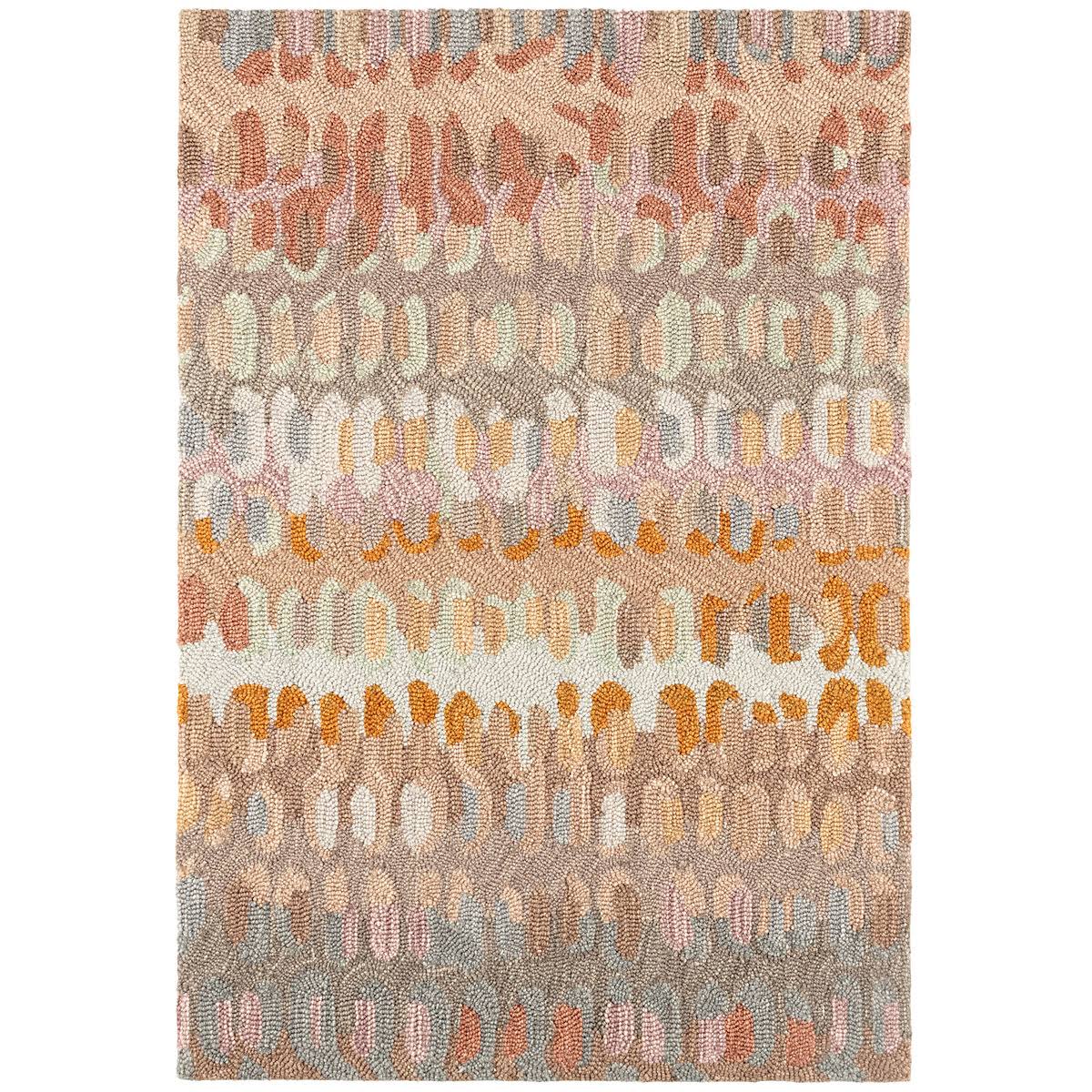 d764062e3306ae0be0e2ae9ff32404ef199414823def472b7232d859e7bce768.jpg Dash Albert Paint Chip Stone Hand Micro Hooked Wool Rug 5' x 8' - Image 1
