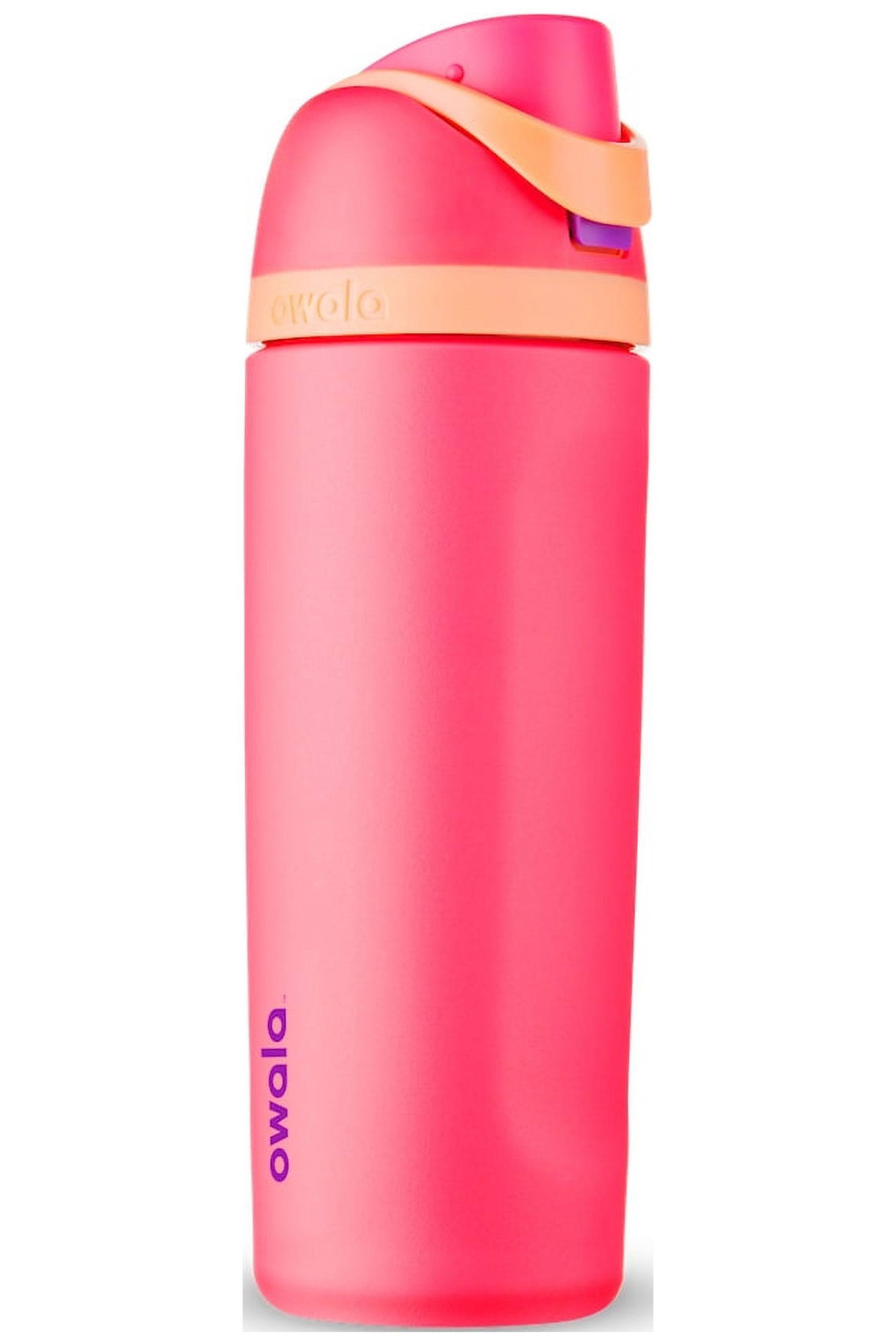 d76bbba663177b6c7adbc921a826233ab8d01e4cff715828bc54e8bc30a8881d.jpg Owala FreeSip Stainless Steel Water Bottle - Pink - 19 oz - Image 1