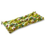 Kensington Garden 17"x44" Outdoor Bench Cushion Palm Leaves Multi