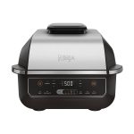 Ninja EG201 Foodi 6 in 1 Indoor Grill Air Fryer Combination Black Silver