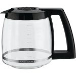 Cuisinart Dcc-1200prc 12-Cup Replacement Glass Carafe, Black