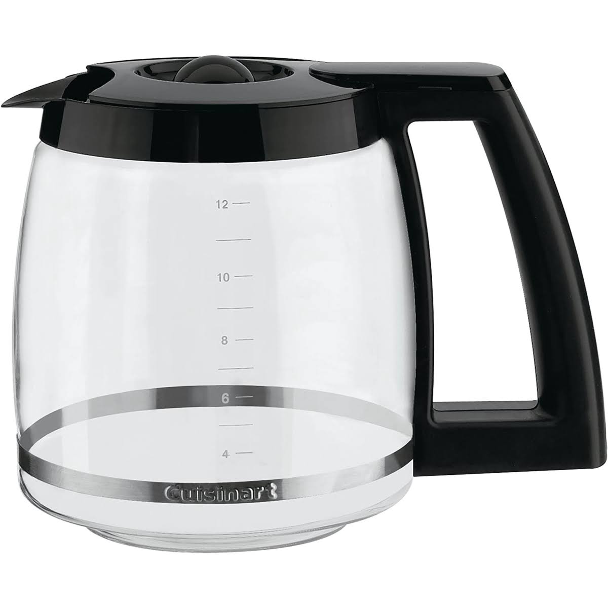 d7e518665b46f88c7d83a8670181958b3674934ca1a62a5987ca5bc0b420fae3.jpg Cuisinart Replacement 12 Cup Black Coffee Carafe Dcc-1200prc - Image 1
