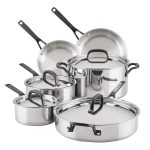 10-Piece Stainless Steel Induction Cookware Set
