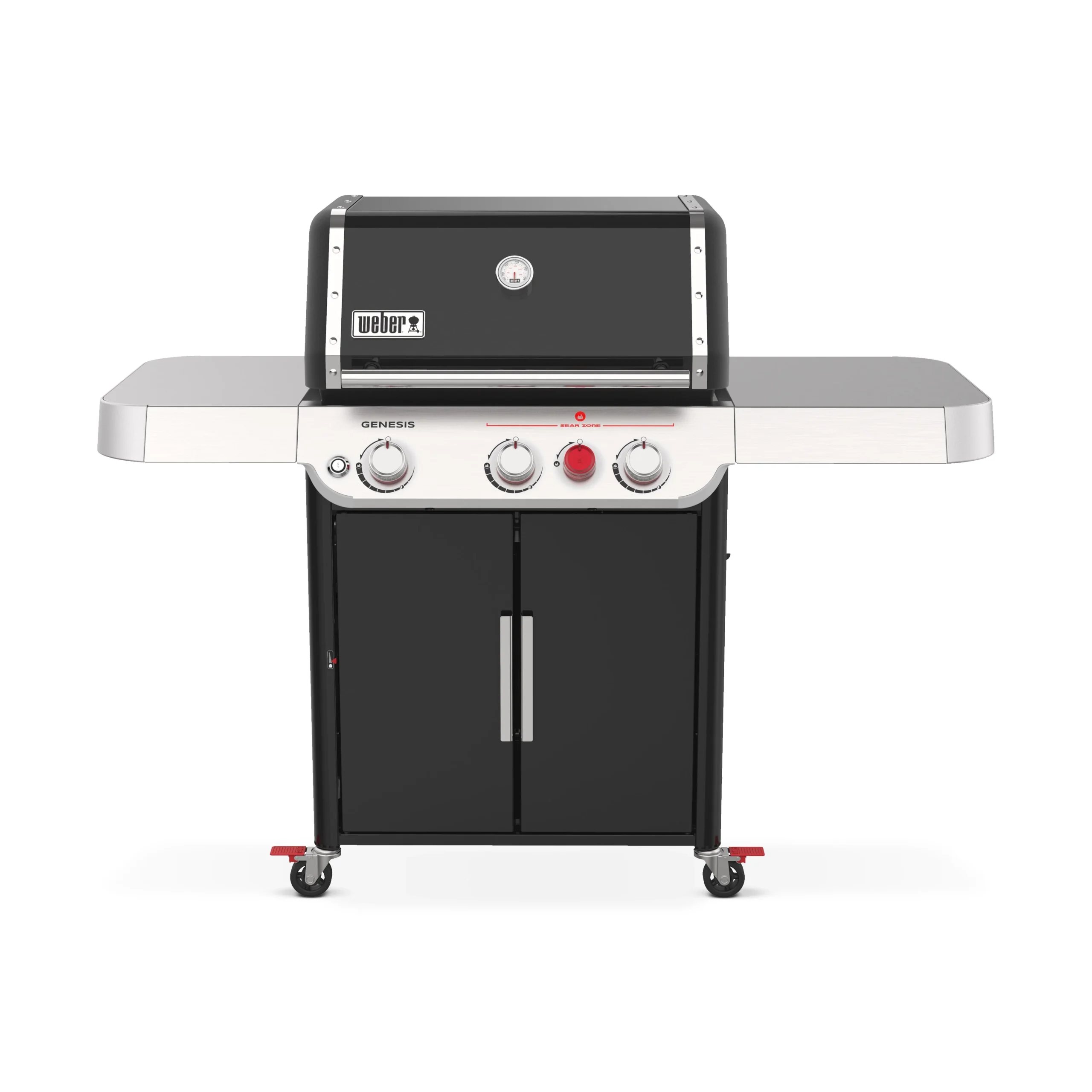 d82c11c81f954c076fc117d97a69a50e0ad09732ffaf7abc0316298999855c98.webp Weber Genesis E - 325s 3 - Burner Propane Gas Grill in Black - Image 1