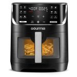 Gourmia 8 qt Digital Window Air Fryer with 12 One-Touch Presets, GAF824, New
