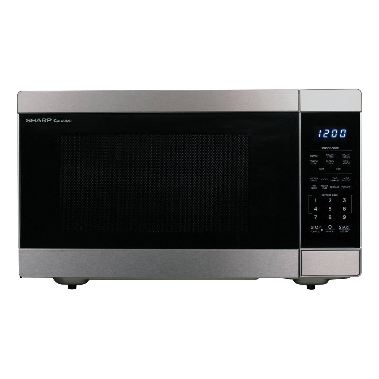 d869ddc952be0932fd3b1b8a884d738cb913eba00c50b75821bad066080d5264.jpg Sharp SMC1662DS 1.6 Cu.Ft. Stainless Steel Countertop Microwave Oven - Image 1